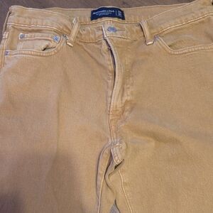 Abercromie & Fitch Men's Tan Jeans